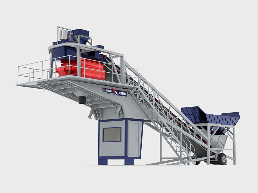 concrete batching plant concrete pump self loading concrete mixer  trailered mixers